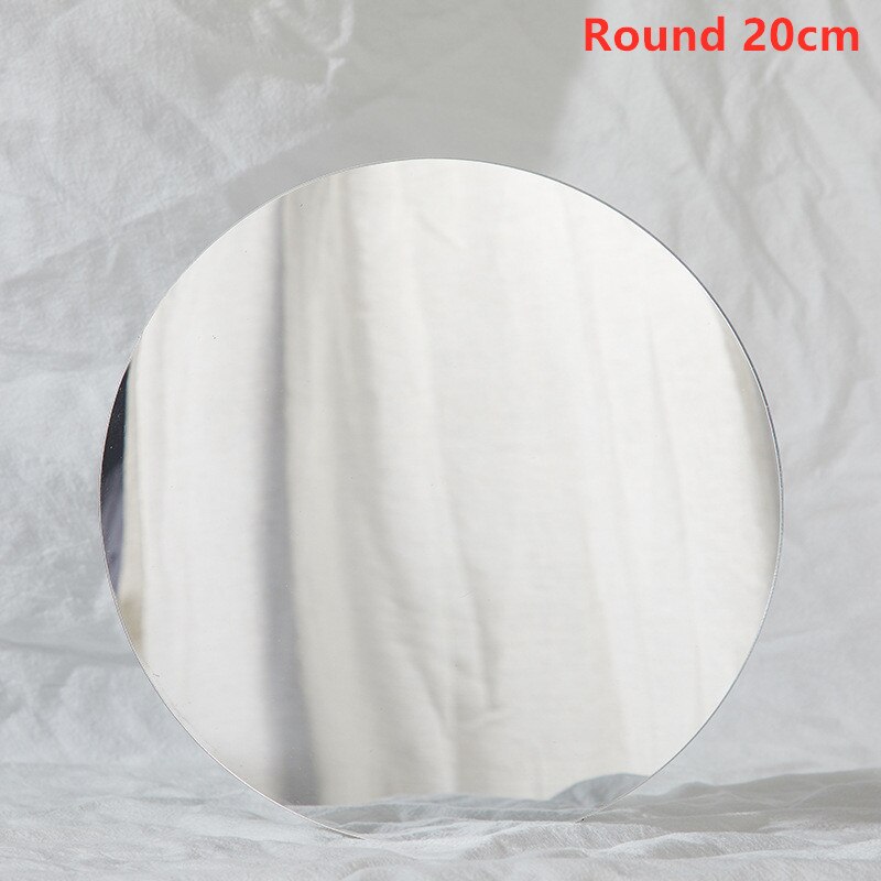 Acrylic Mirror Board Photo Backdrops Props Reflection Board Reflector Background Ornaments Photography Props for Photo Studio: Light Blue