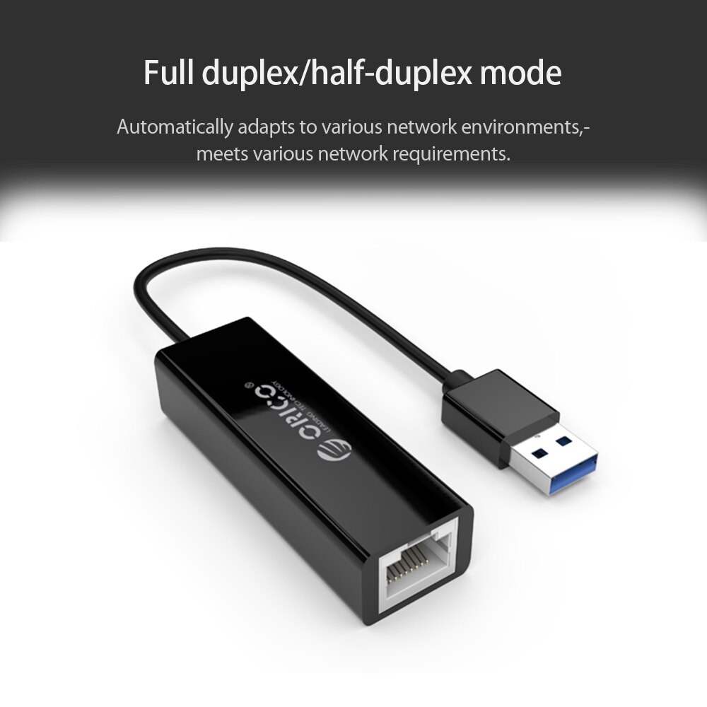 Orico Lan Netwerkkaart USB3.0 Ethernet Passen Type C Naar RJ45 Gigabit Externe Netwerkkaart Voor Mac Windows 10 Pc xiaomi