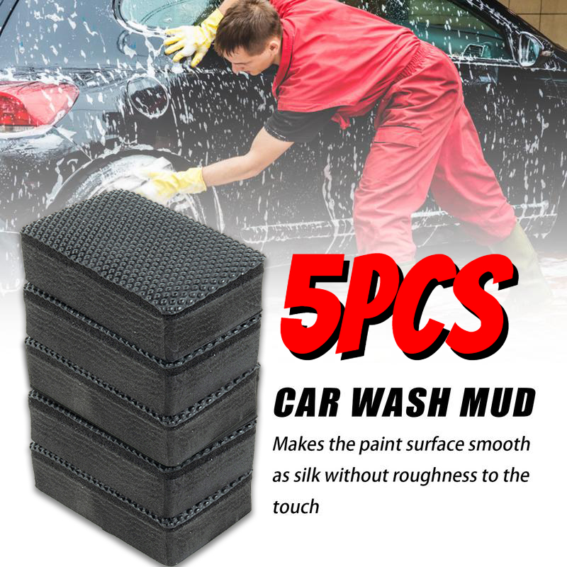 Auto Reinigung Wachs Politur Pad Wasch schlamm Auto Tonne Bar Pad Schwamm Block Reinigung Radiergummi Werkzeuge schwarz Auto Schwamm Auto pflege