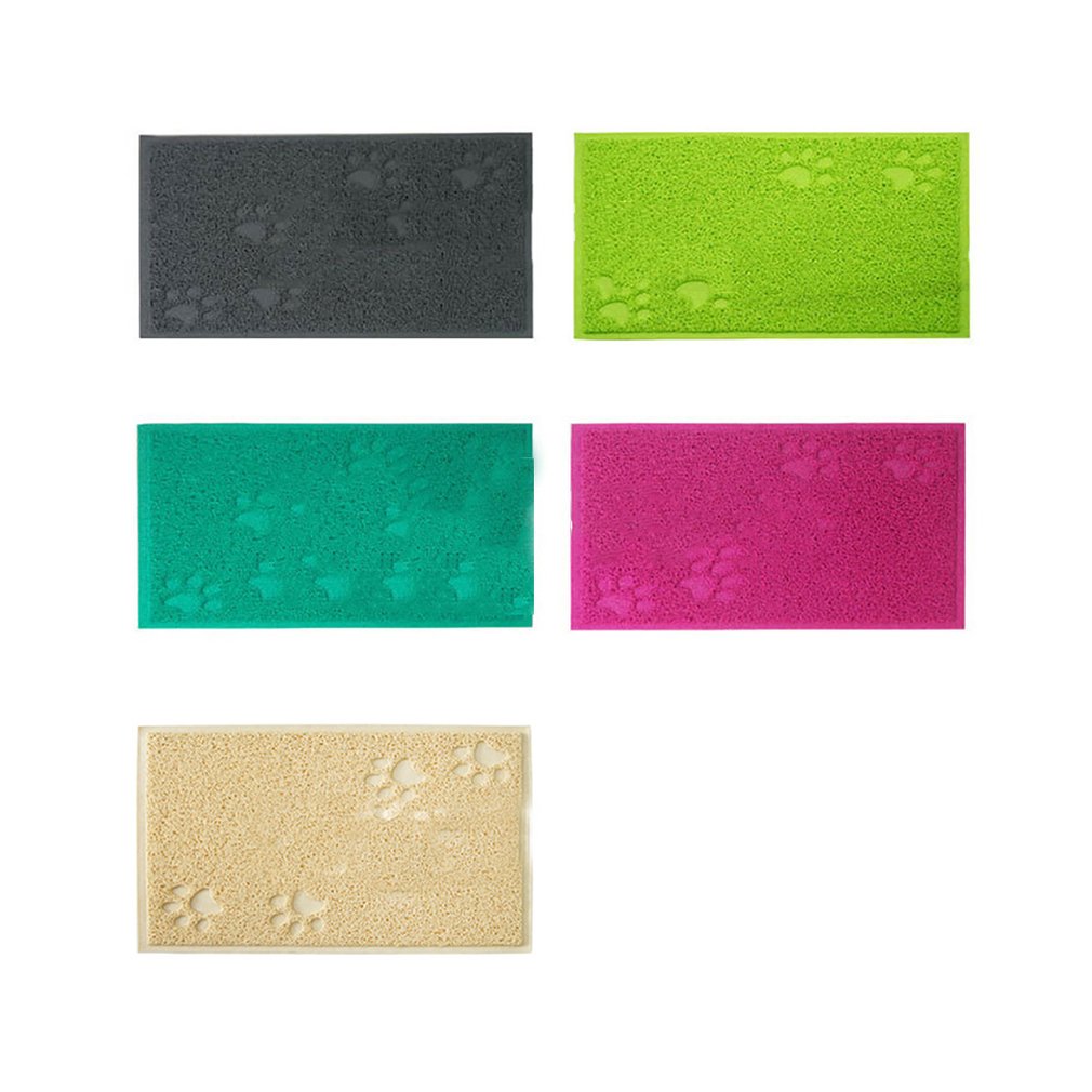 Alfombra de cama para gatos, mascotas, atrapadoras de arena para gatos, alfombrilla de PVC para gatos, almohadilla de limpieza para gatos, accesorios para gatos, 300x400x10mm