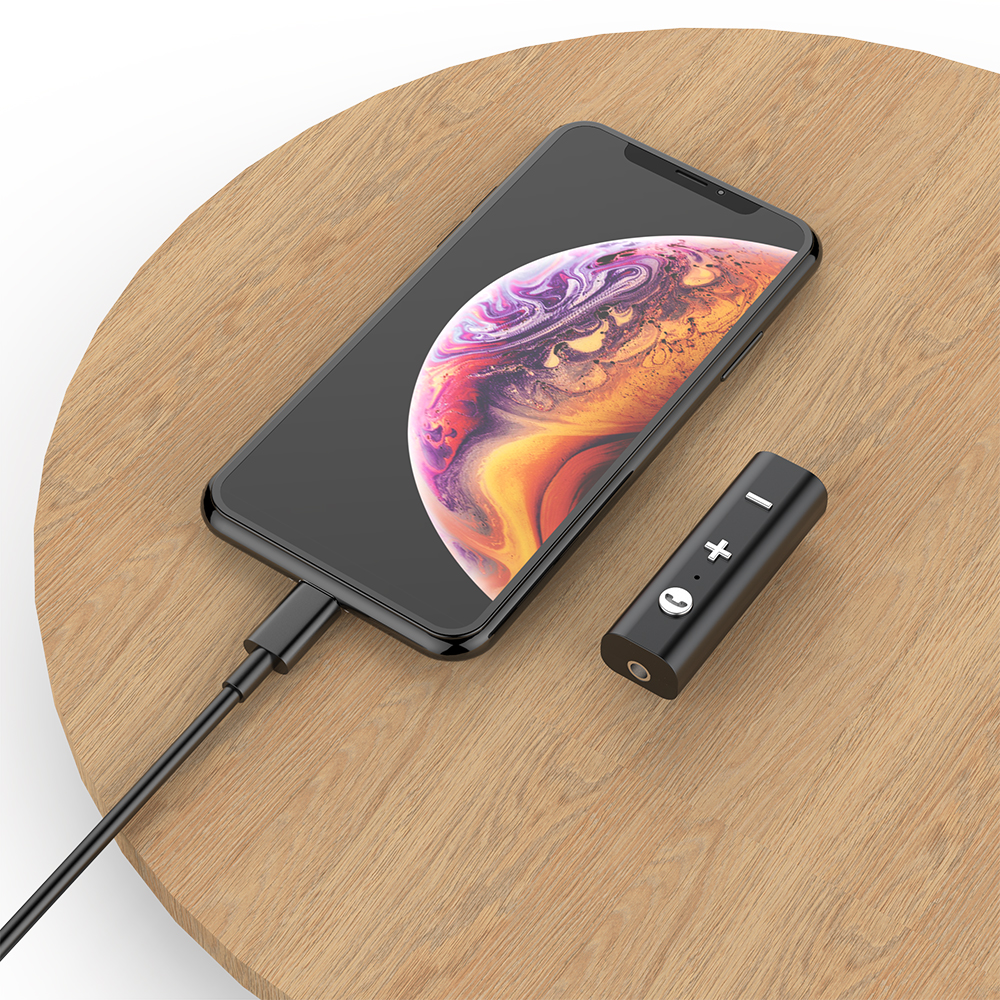 Audio Receiver Bluetooth 5.0 Adapter Kraag Clip 3.5Mm Jack Handsfree Aux Voor Wired Oortelefoon