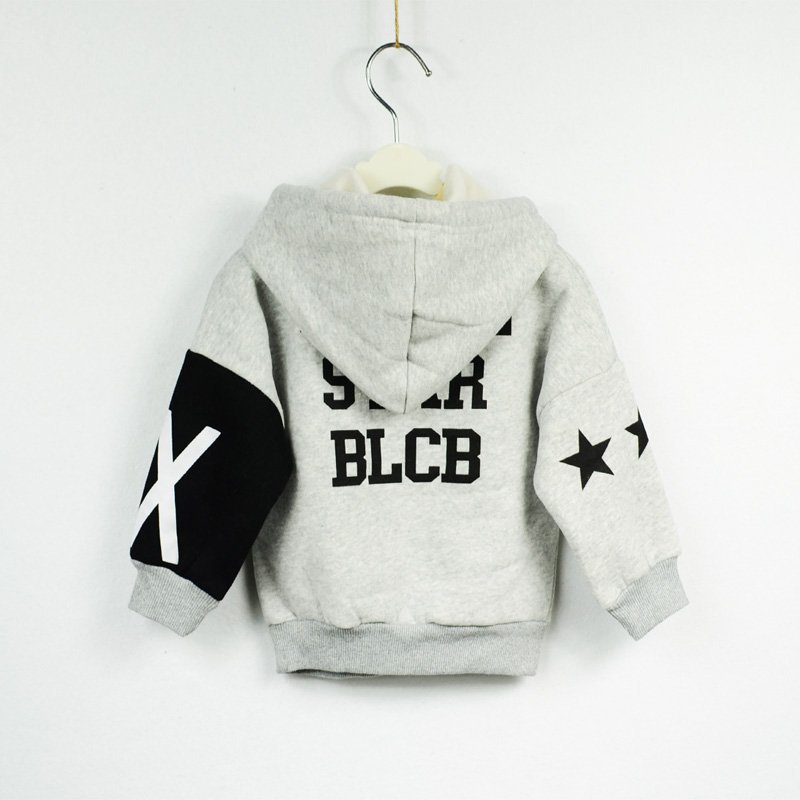 Pull à capuche à manches longues pour garçon, motif aigle, en cachemire, haut pour enfant