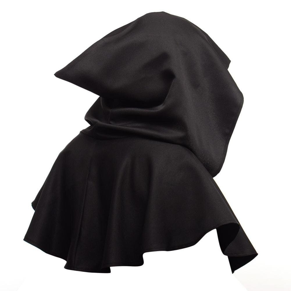 Capucha de estilo Medieval para hombre y mujer, gorro de Cosplay de Halloween de monje renacentista, , 80%