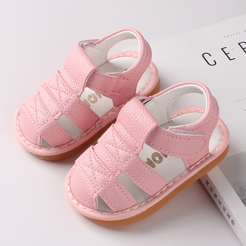 Sandalias romanas para bebés y niños recién nacidos, zapatos de suela blanda para primeros pasos, de verano, Unisex