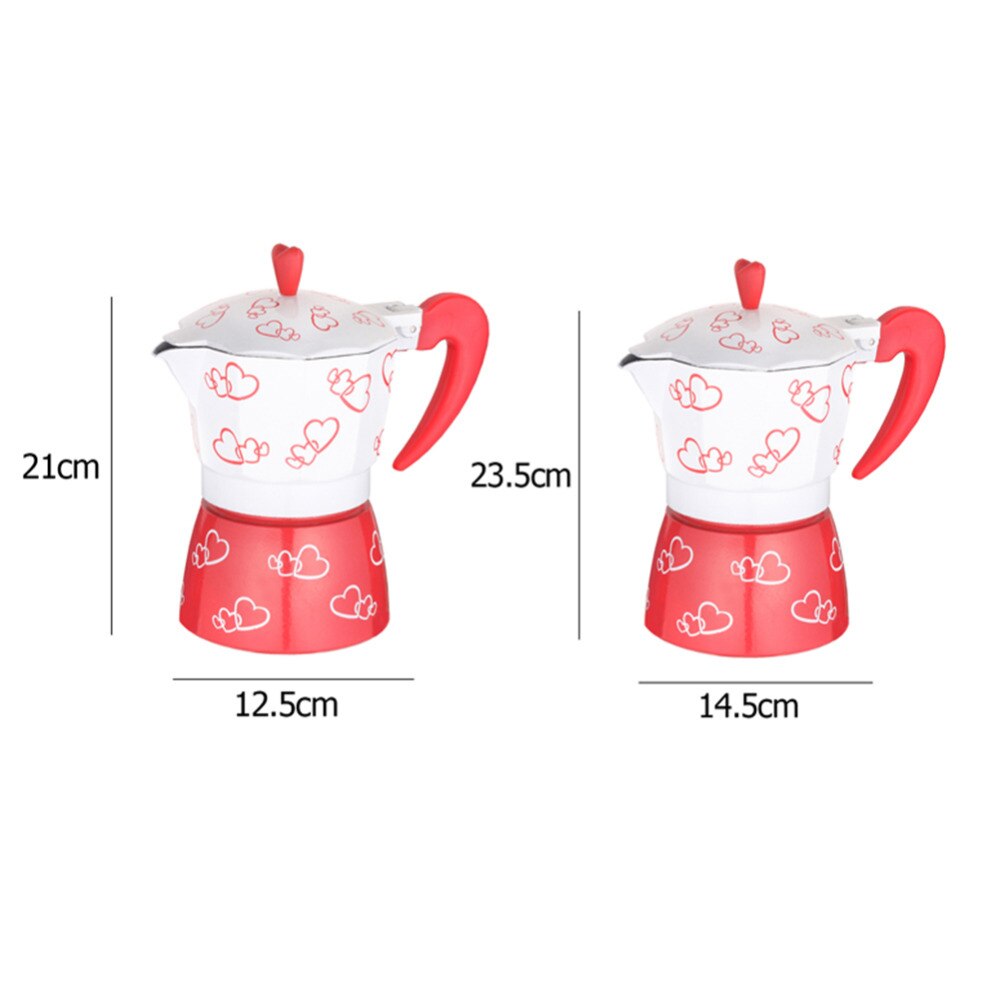 Coffee Maker Aluminum Alloy Espresso Mocha Coffee Pot Stove Coffee Maker Percolator Cafetiere Tools For Home Office