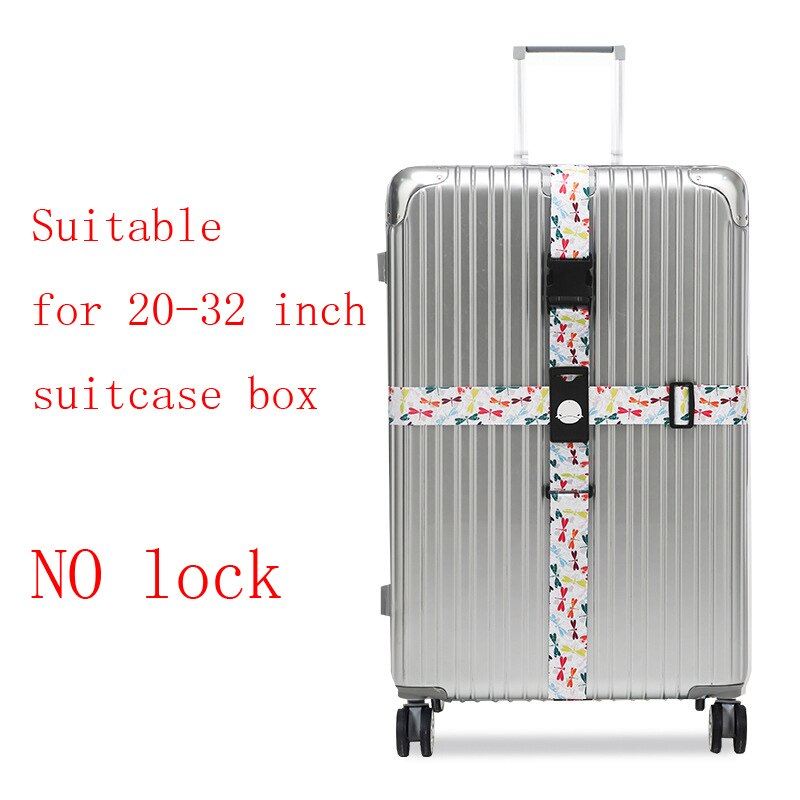 The Luggage rope Cross belt adjustable Travel Suitcase band Luggage elasticity Straps travel accessorie Suitcase box Straps: NO lock H1