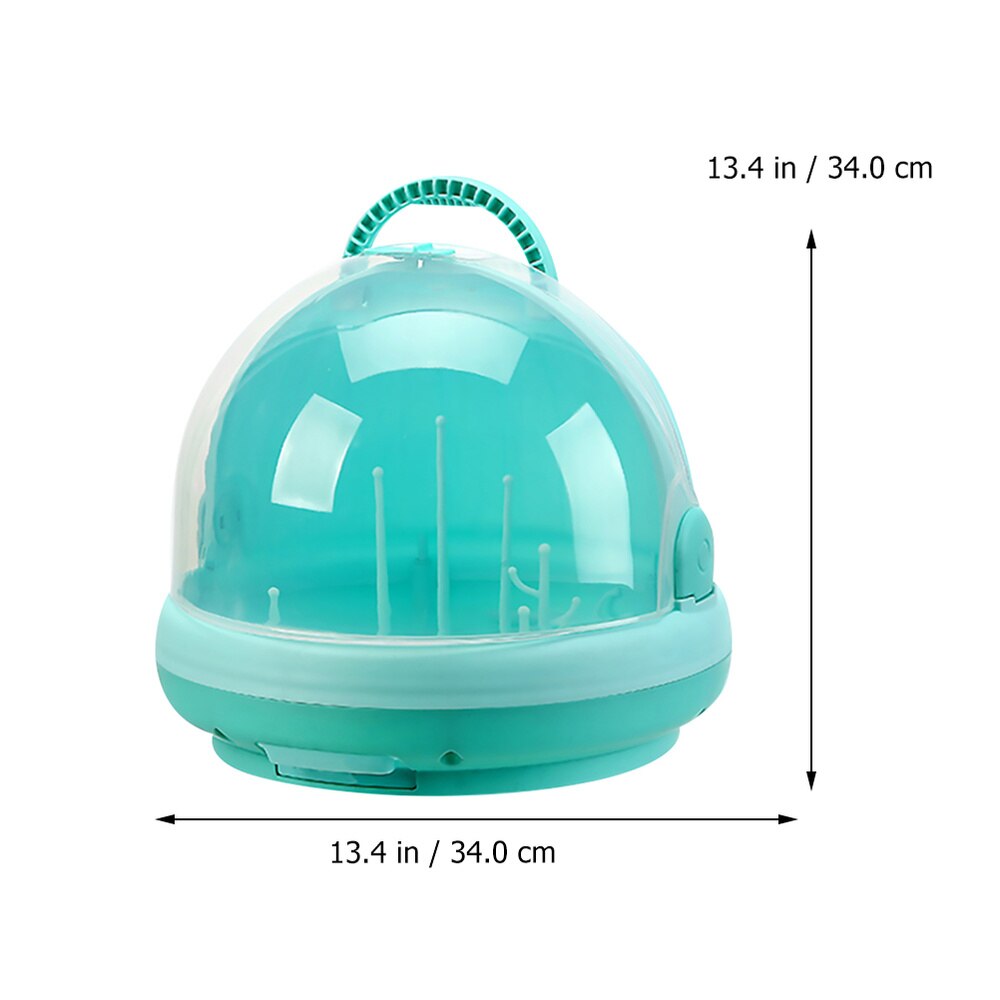 Portable bébé lait bouteille mallette de rangement bouteille boîte vaisselle conteneur égouttoir