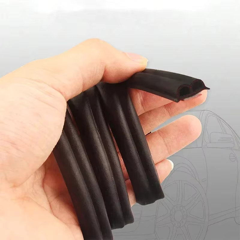Autodeur Geluiddichte Anti-stof Afdichting Strip Autodeur Afdichting Strip Universele Geluidsisolatie Epdm Truck Auto Rubber Waterdichte Afdichtingen