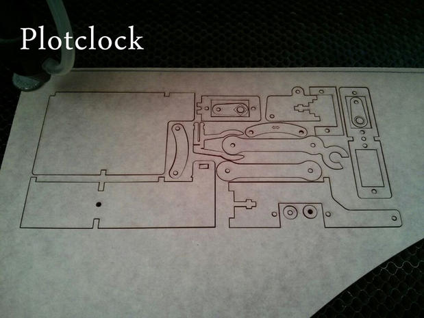 Plotclock Clock Manipulator With Servos Open Source Arduino Writing And Drawing Diy Robot Maker