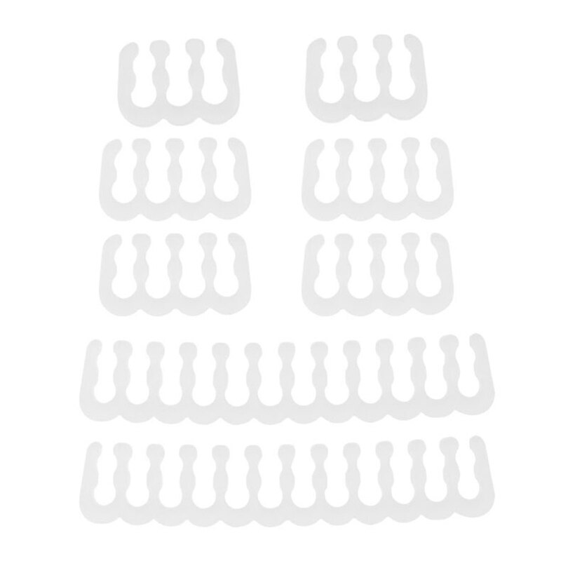 8 PCS/Lot PP câble peigne carte mère 6/8/24 broches PC câbles d'alimentation câblage pour 2.5-3.4mm câble gestionnaire blanc