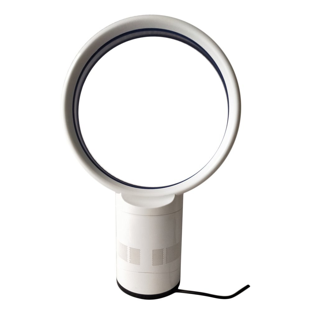 12-Inch Mini Portable Bladeless Fan Children Safe Home Air Conditioner Summer AirFlow Cooling Fan For Home Office Kids Bedroom