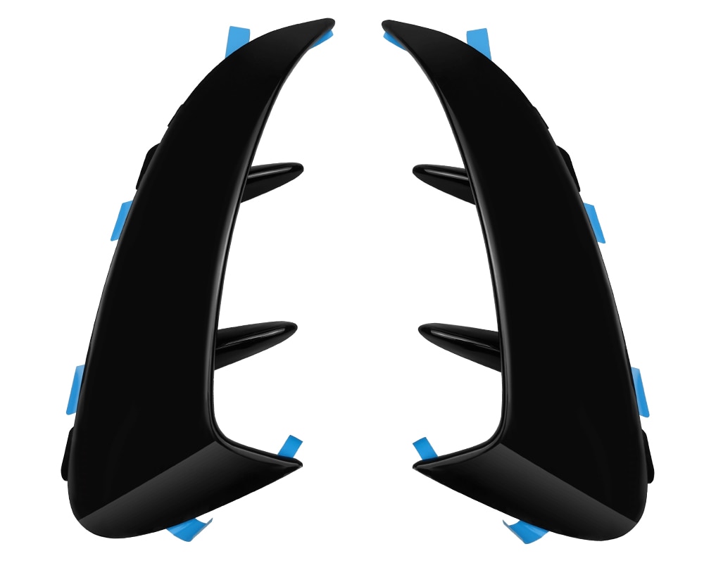 Til mercedes benz a klasse  w177 sedan  a180 a200 a220 a250 a35 +  bagkofanger trim lip spoiler stickers fender canards finner