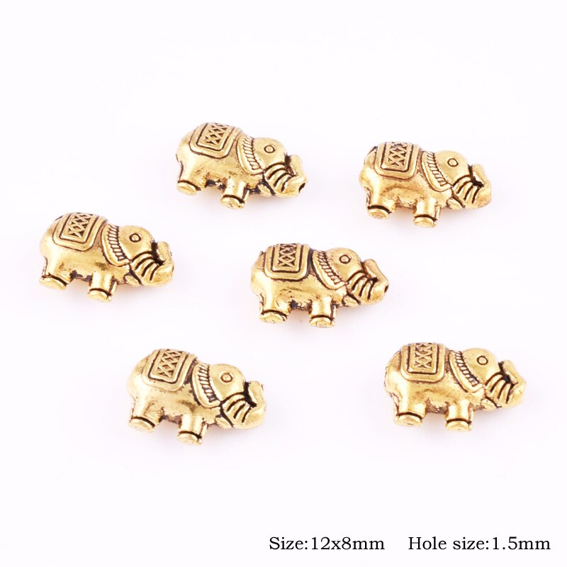 Antique Tibetan Silver Loose Metal Beads Spacer for Jewelry Making for Man Women Bracelet Necklace Earrings: 10(10pcs)