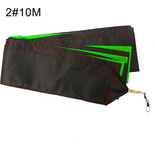 Kolorowy Tęczowy Blok Kolorów Długi Ogon Latawca - 10m, 15m, 30m - Akcesoria Sportowe Outdoor: 2 Czarny 10M