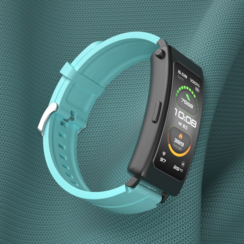 18mm watch strap for HUAWEI TalkBand B6 Wristband Replacement Silicone strap Bracelet For Huawei Talk Band B3 Accessories: 4 / For TalkBand B3