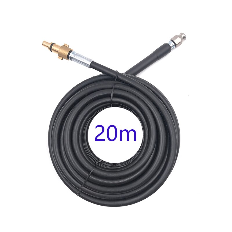 Korkeapainepesuri 6m 10m 15m 20 metriä  x 160 bar 2320 psi 2 psi viemäri tyhjennysvesi puhdistusletku kotelolle: Oranssi