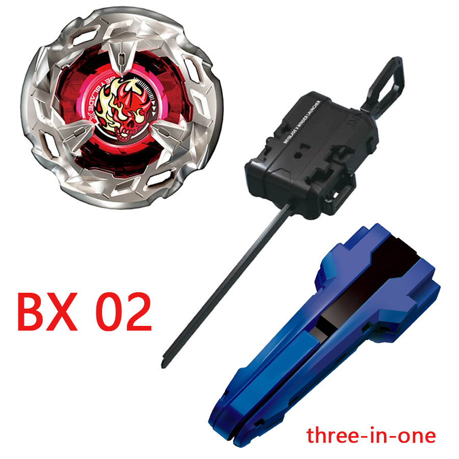 BEYBLADES Spinning Byblades x bx-00 helmet size 4-60t metal coat BX-01 BX-02 BX-03 BX-04 BX-05 BX-06 Children's Christmas: GRAY