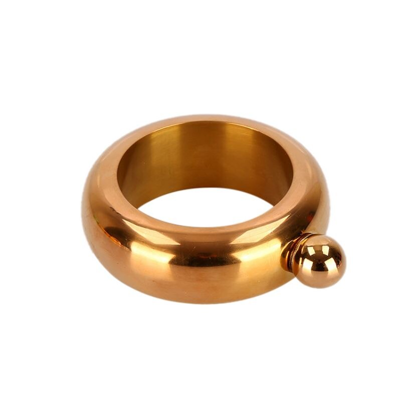 Bracelet Hip Flask Stainless Steel Portable Hidden Flasks Ring For Wine Liquor Alcohol Men Women