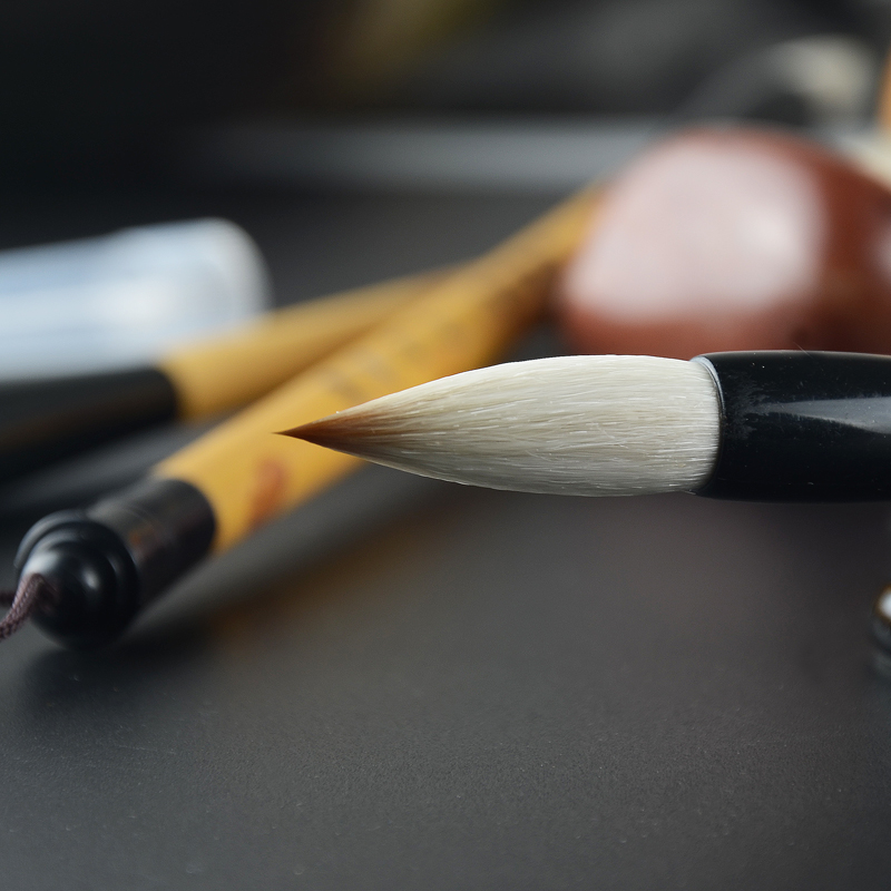 Medium Regular Script Calligraphy Writing Brush Multiple Hair Brush Zhao Mengfu Running Cursive Script Practice Pen Calligraphie