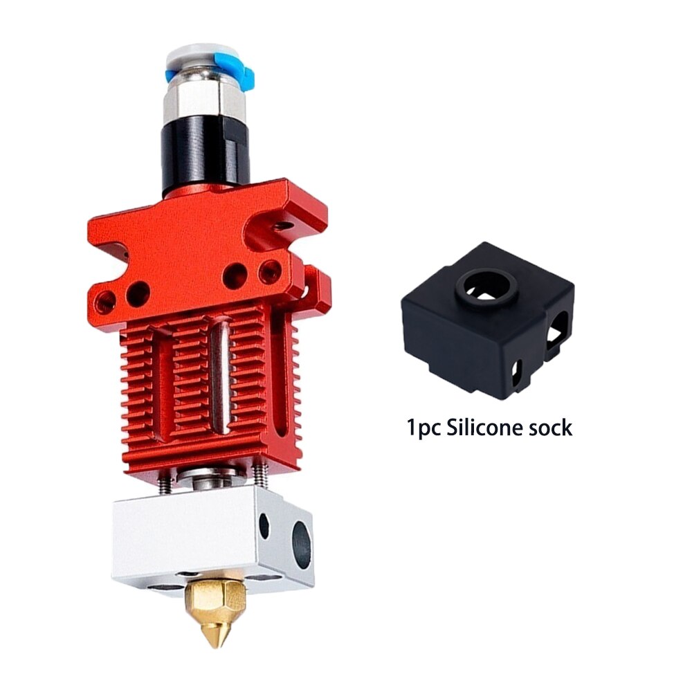 MEGA CR-6 SE Hotend Kit Metal Extrusion Extruder 3D Printing Parts Titanium alloy Bimetal heatbreak for Creality CR-5 PRO CR6: add Black Sock