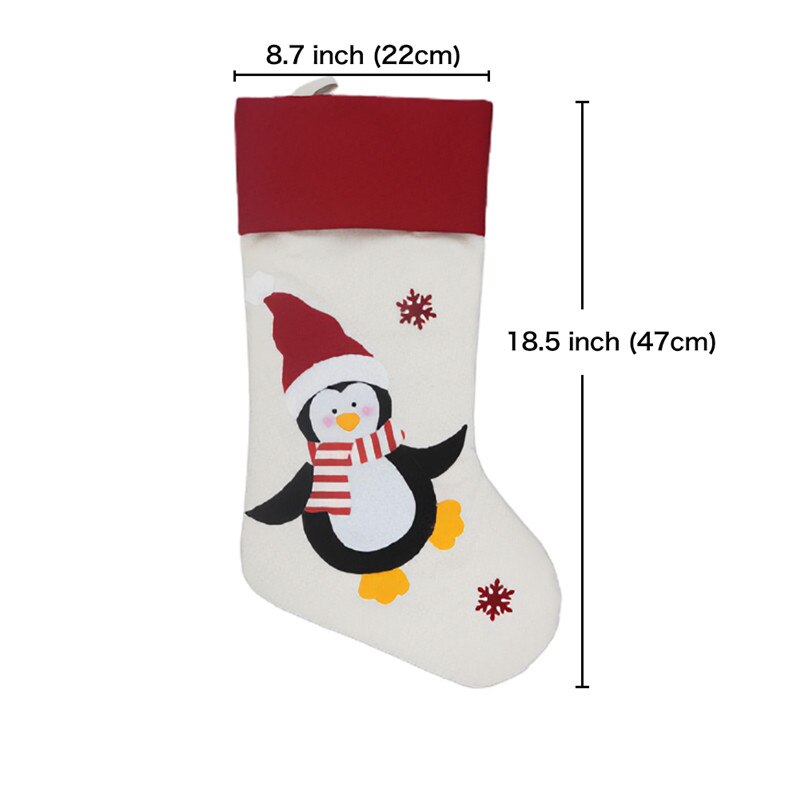 Torebki świąteczne nowy rok świąteczny prezent dla dzieci worek na cukierki ozdoby choinkowe dla domu Navidad skarpety ozdoby na choinkę