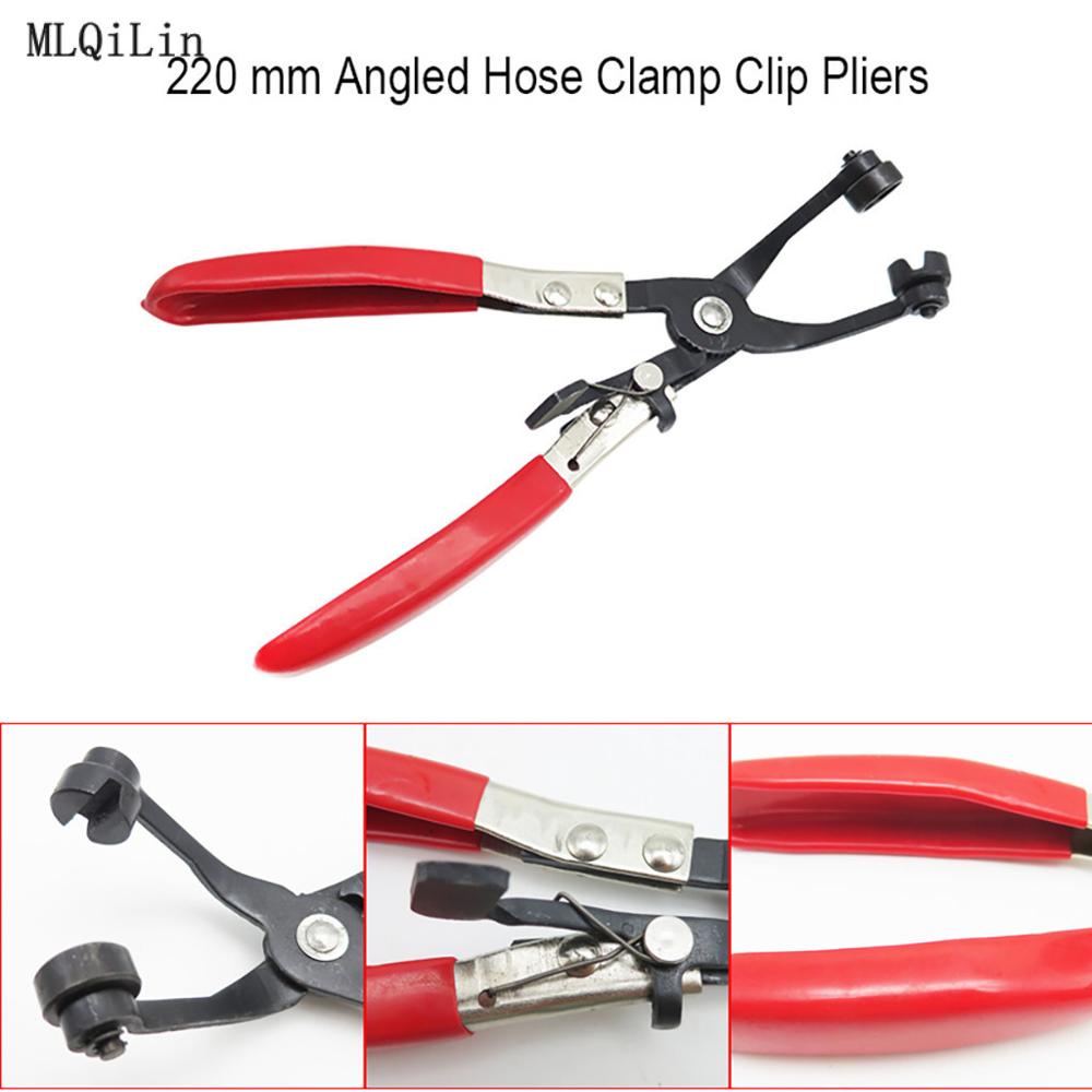 Colliers de serrage pinces pince pince pince câble Flexible automobile collier de serrage fil longue pince gorge droite Tube Bundle pince