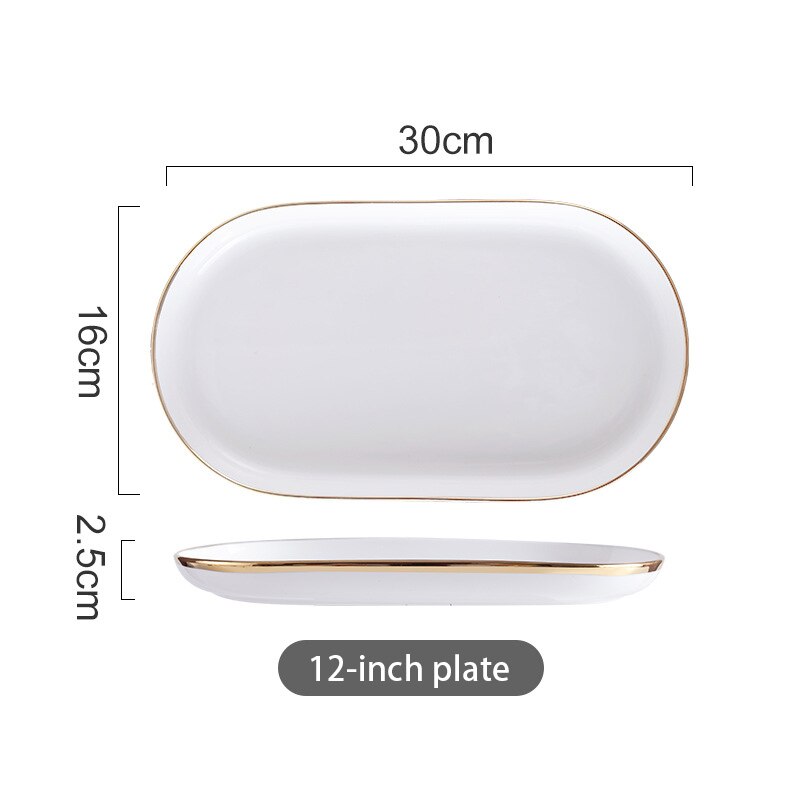 Dinnerware Set Porcelain Plates for Food Dinner Set Dishes Salad Soup Bowl Ceramic Plates and Bowls Set Tableware Set Spoon: S