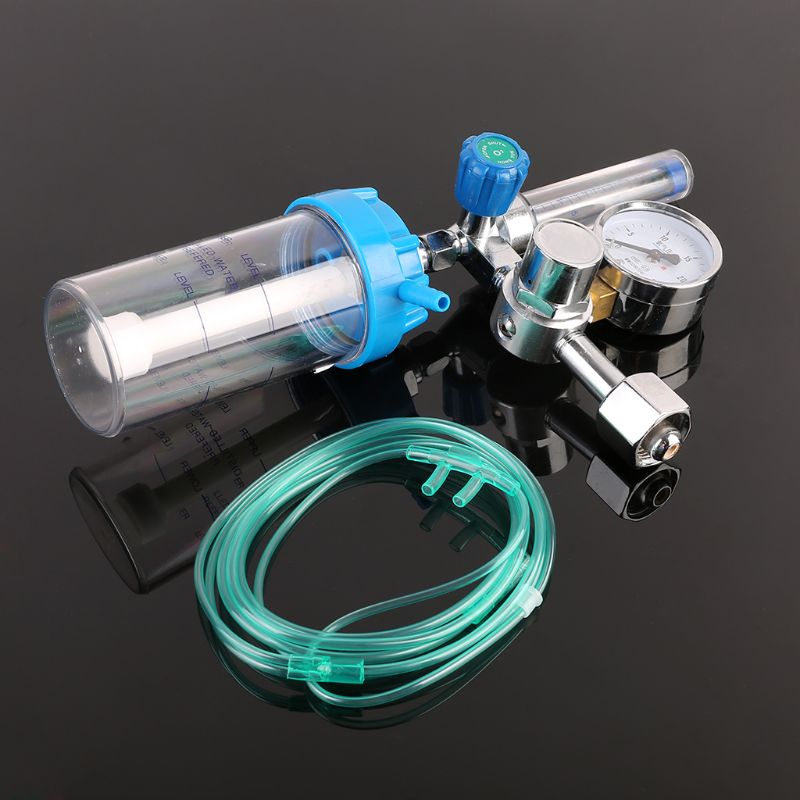Pressure regulator  o2 medical oxygen inhaler pressure reducing valve oxygen meter  g5/8 " 0-10l/ min