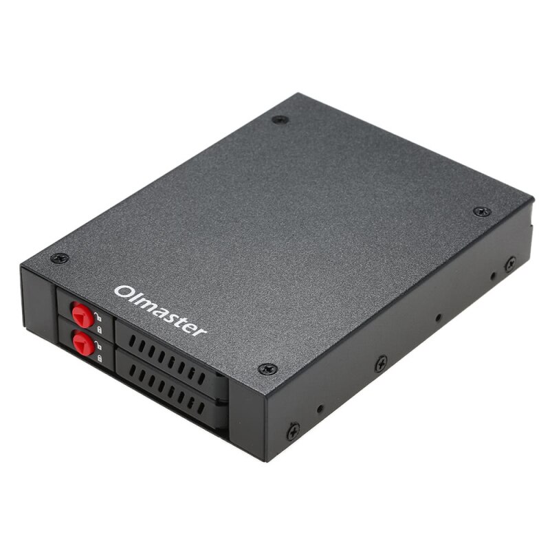 Plate-forme arrière Mobile, avec serrure à clé, Support d'échange à pour disque dur de 2.5 ", 4 boîtes, SATA 6gbps HDD, SSD, 5.25": 2-Bay HDD Rack