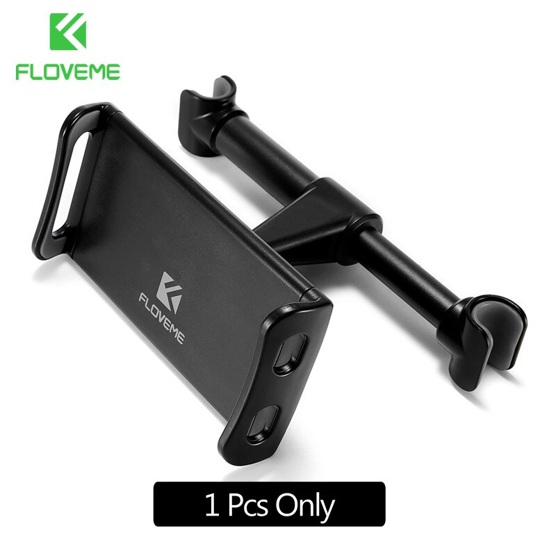 FLOVEME Mobiele Telefoon Tablet PC Autohouder Stand rear seat beugel Ondersteuning Auto Stand Seat Mount Telefoon Houder Voor iPhone 11: Black