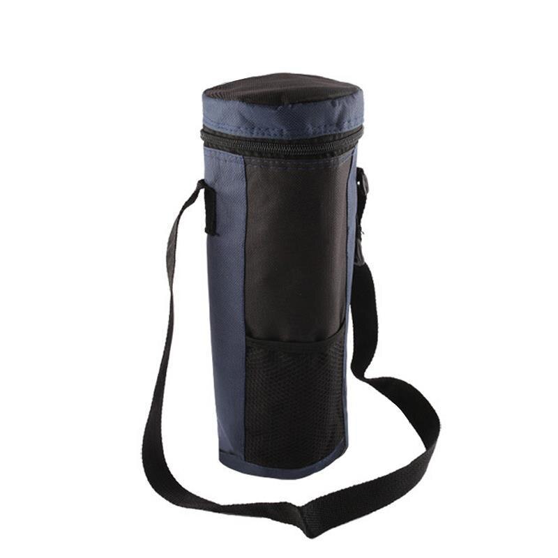 Water Bottle Cooler Tote Bag Insulated Holder Carrier Cover Pouch for Travel SUB: Blue