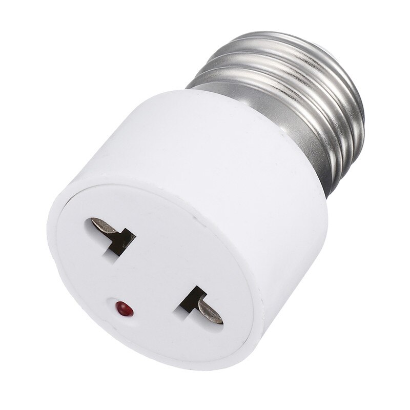 E27 Basis Lampe Halfter Birne Adapter Konverter, bis UNS Stecker 2 See Flache Buchse für Hause Fluoreszierende LED Lampen Umwandlung AC220V