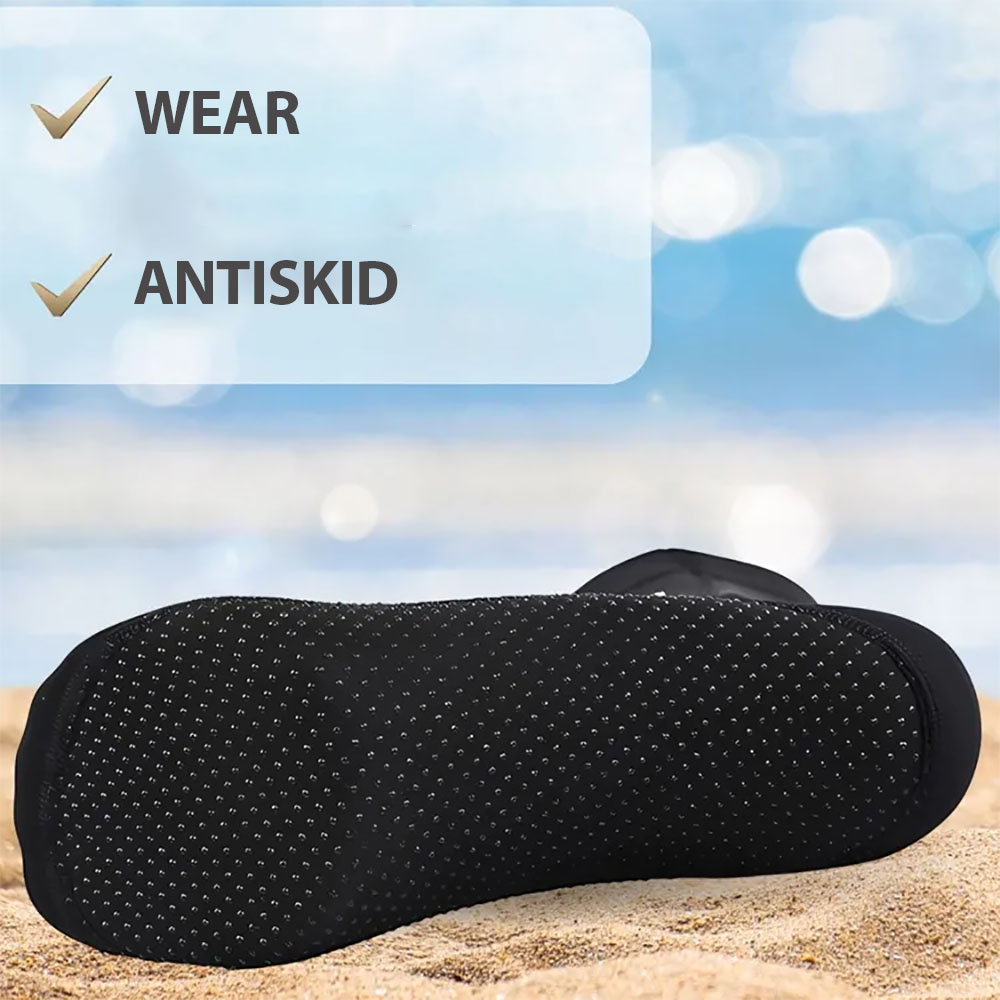 1.5mm neopren dykstrumpor herr dam simning varma snorkelstrumpor vattensport långa halkfria bärbara strandstrumpor