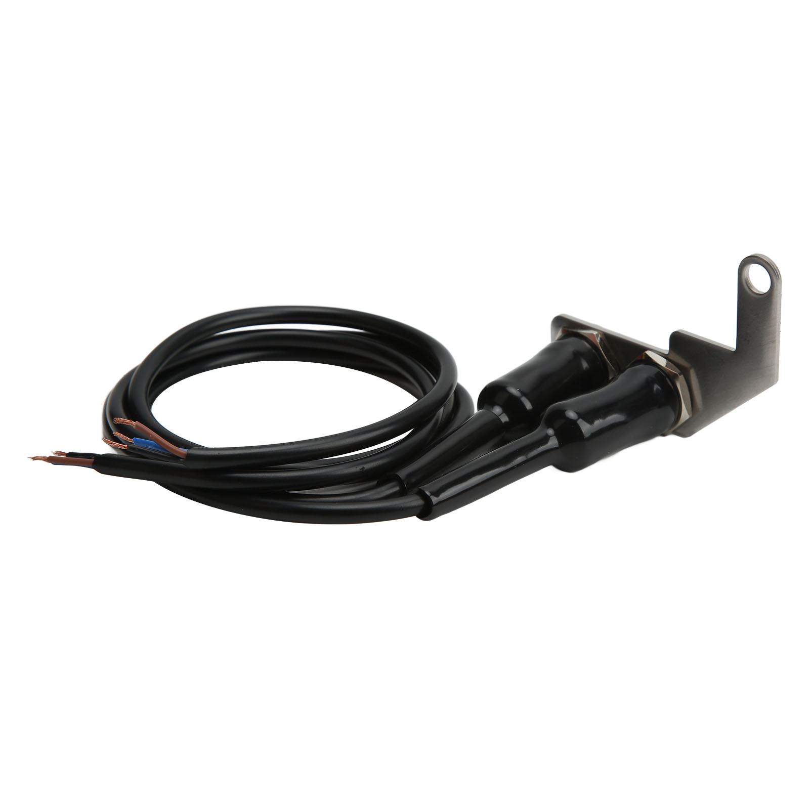 Joli de guidon de moto à LED, lumière de sauna, antibrouillard, bouton de commutation marche et arrêt, support rapide, acier inoxydable pour vélo électrique, bleu
