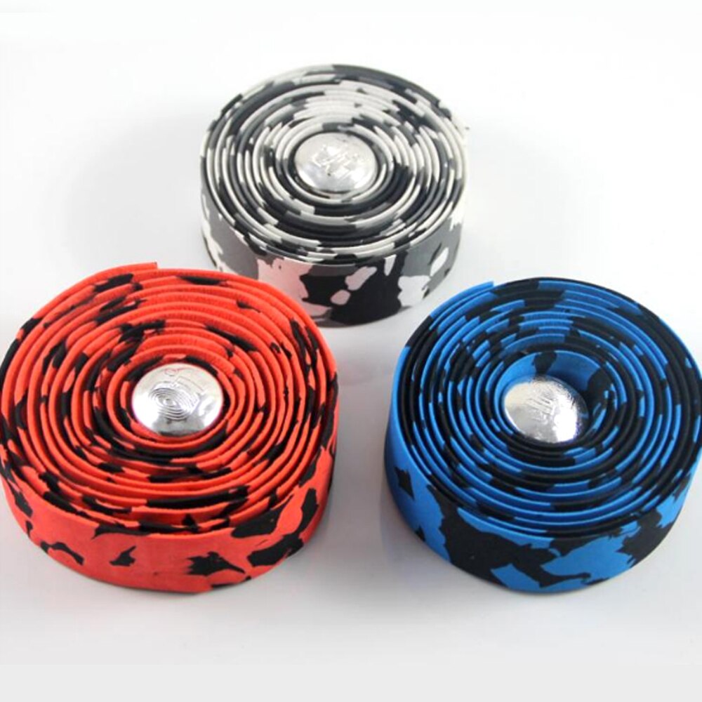 8 Kleuren Mountain Racefiets Fietsstuur Tape Camouflage Fietsen Handle Belt Kurk-Trillingen Wrap Bike Body Decoratie