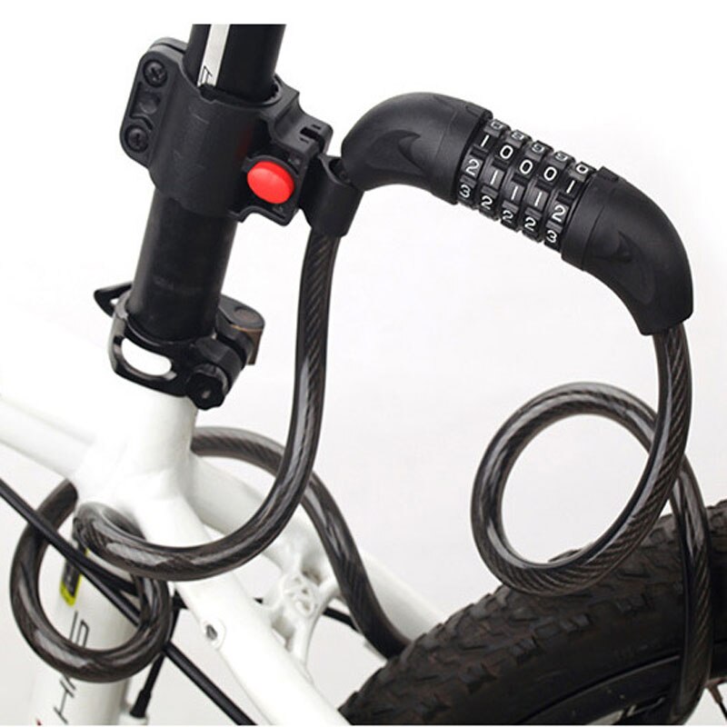 Bike Lock Bicycle 5 Digit Code Combination Bicycle Lock Bicycle Security Lock Bicycle Equipment MTB Anti-theft Lock