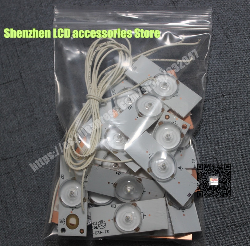 35 st/lot 6v konkava linser för led bakgrundsbelysningsremsa reparation tv cl -40-d307-v3 ube 12 f 01 yt 00 s 42 s 01231 ucf 12 f 01 yt 00 s 3 yf 78969