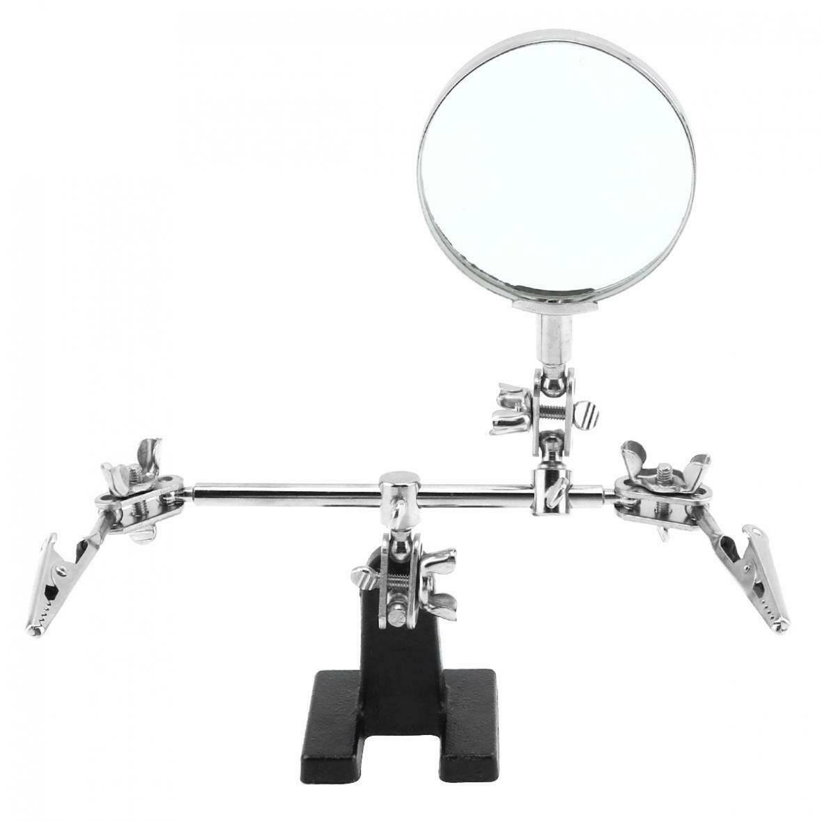 1 set of welding desktop magnifying glass mobile phone repair platform bracket welding repair tool 360 degree rotation