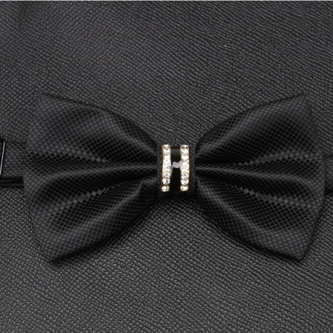Men Luxurious Bowtie Groom Solid Dot Cravat Gravata Butterfly Wedding Bow Ties Male Accessories for Mens Tie: ZY-LD-Z-016