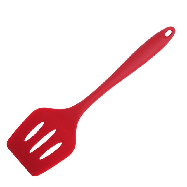 Silicone Turners Nonstick Wok Spatula with Stainless Steel handle Fried Shovel Frying Pan Spatula Kitchen cooking Utensils: B