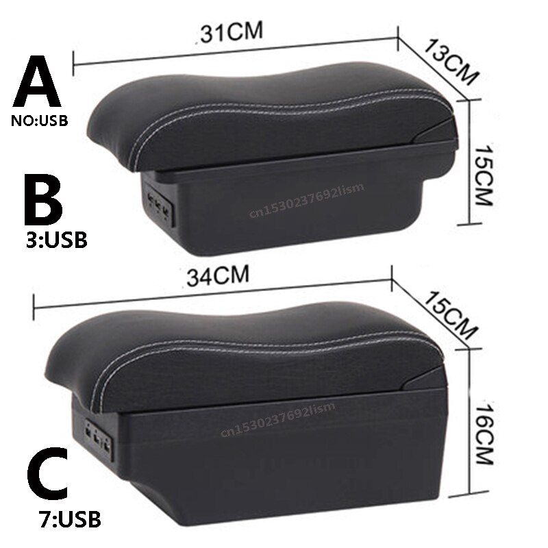 Voor Renault Clio 4 Armsteun Doos Universele Auto Centrale Armsteun Opbergdoos Bekerhouder Asbak Modificatie Accessoires