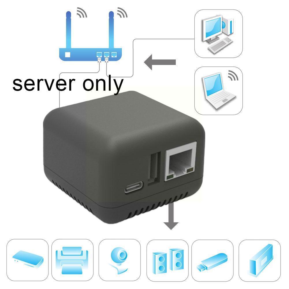Mini Np330 Network Usb 2.0 Print Server （network Version）