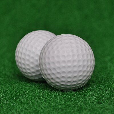 20 pcs Soft Bright Color Light Indoor Outdoor Training Practice Golf Sports Elastic PU Foam Balls 6 Colors: white