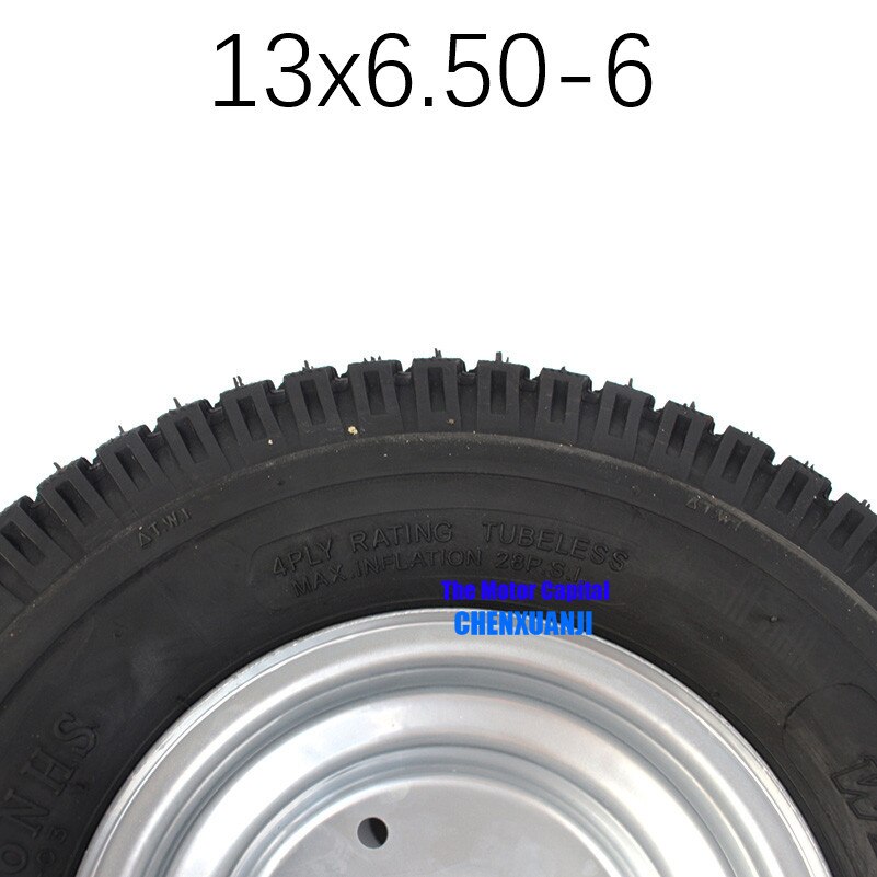 Good Reputation GO KART KARTING ATV UTV Buggy 13X6.50-6 Inch Wheel 13*6.50-6 Tire with Hub