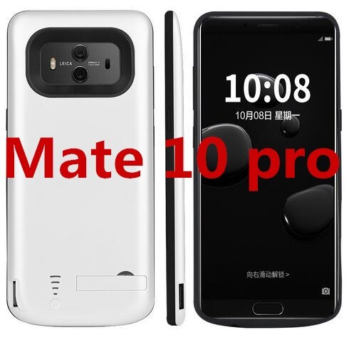 6000 Mah Für Huawei Mate 10 10 Pro Batterie Fall Backup Batterie Fall Abdeckung Power Fall Für Huawei Mate 10 pro Batterie fall: mate 10 pro White