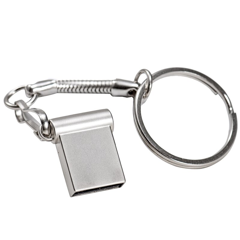 Jaster Mini Usb 2.0 Flash Drives 64 Gb 32 Gb 16 Gb Usb Stick Te Grote Capaciteit Usb Flash drive 128 Gb: 32GB / Silver