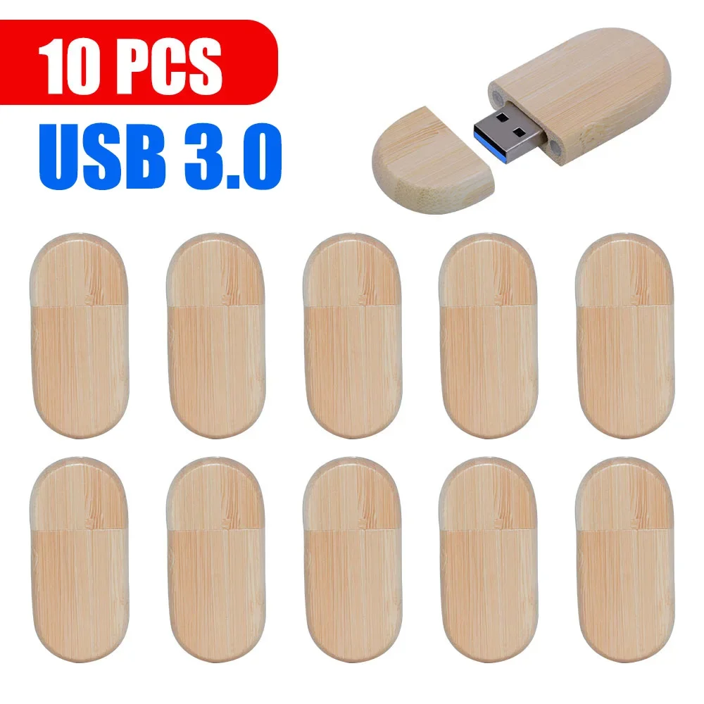 10 stk/parti usb-minnepinner i tre med 3.0 stk. gratis logo, 128gb 64gb . minnepenner, 16gb 32gb 8gb minnepinne til bedrifter, usb-pinne: Lilla / 64gb