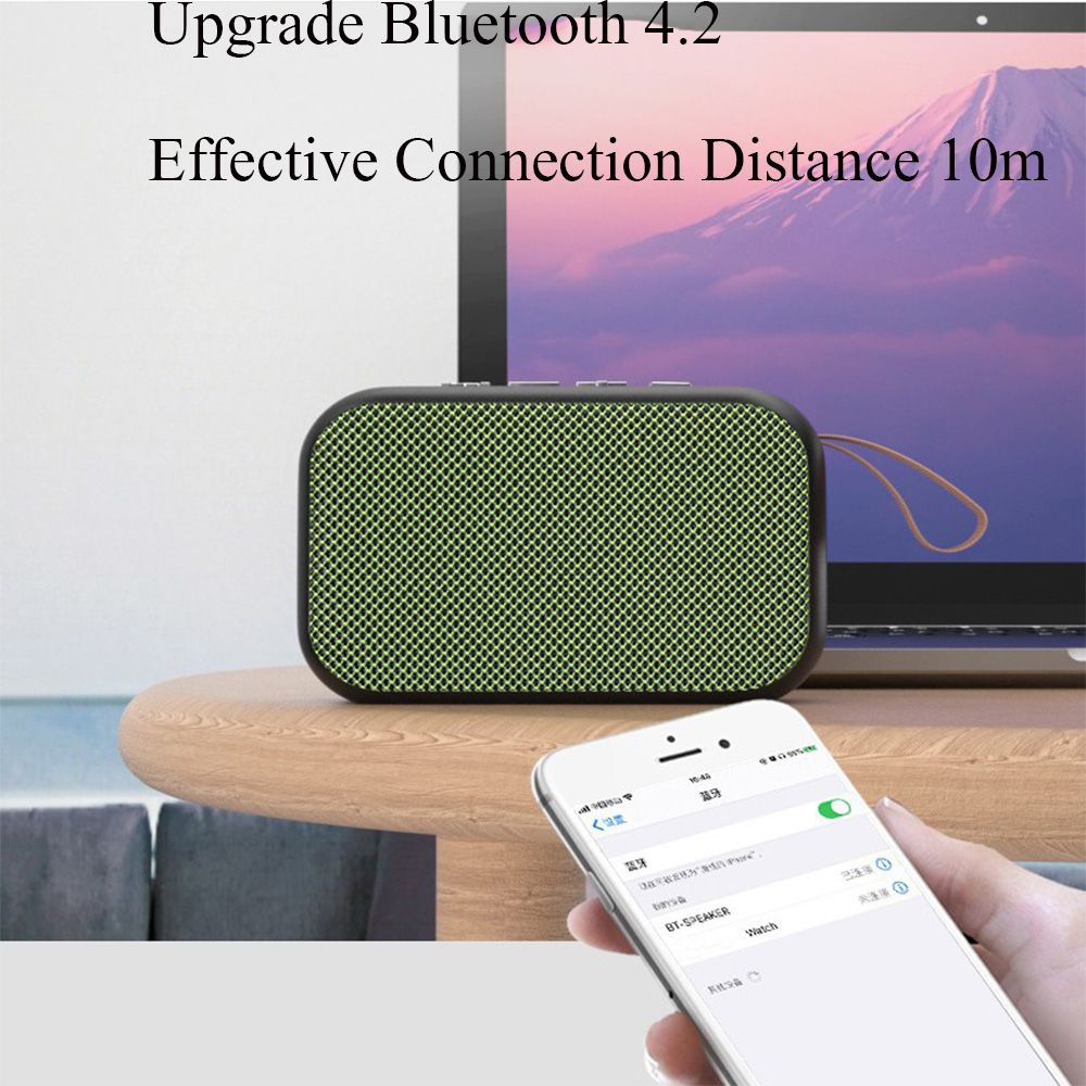 Outdoor Draadloze Mini Usb Bluetooth Speaker Speaker Sound Box Radio Speaker