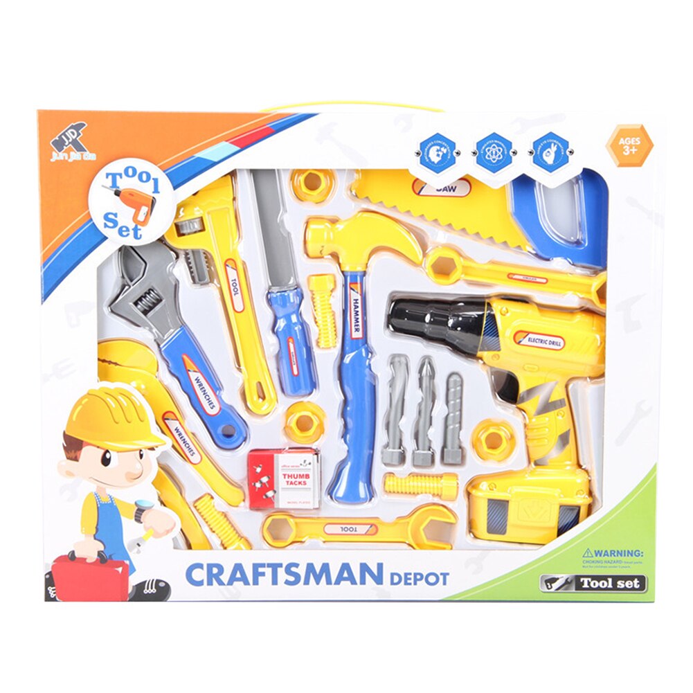 Pretend Play Toys Simulation Repair Tool Set Educational Toys for Boys Girls Puzzle Baby Early Educational Toy: A