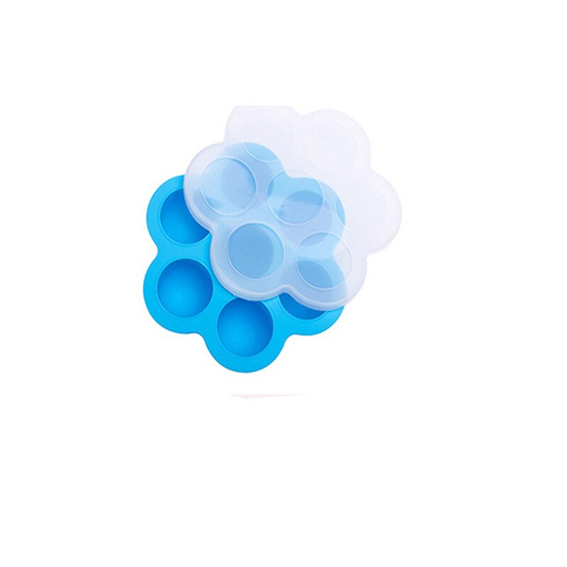 Babyvoeding container baby fruit moedermelk bewaardoos vriezer lade knapperige babyvoeding babyverzorging bloem type bewaardoos: Blauw
